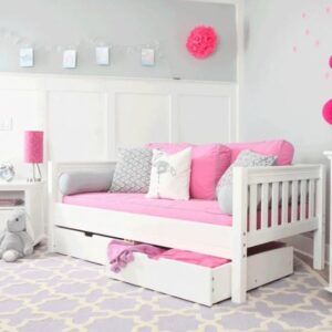 Maxtrix Day Bed (White, Natural and Chestnut)