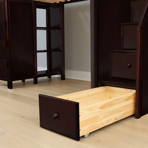 Jackpot Chester Loft/Bunk Bed in Espresso - Image 4