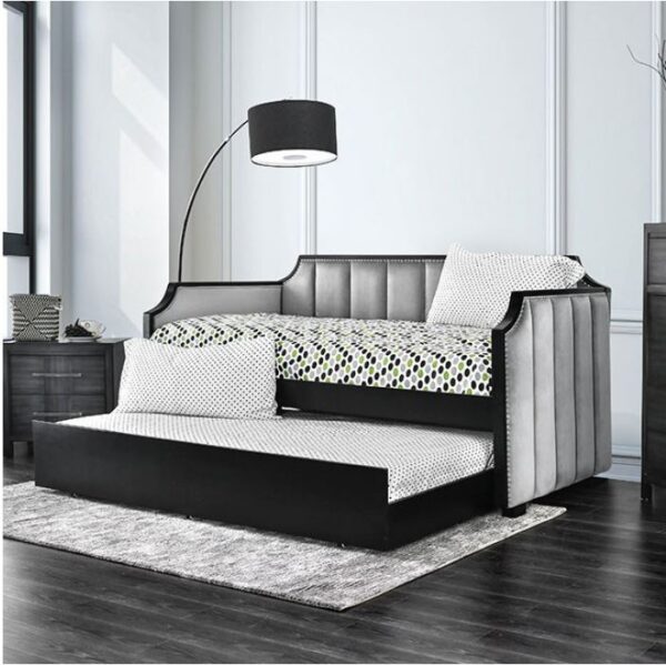 Anze Twin Size Daybed in Gray