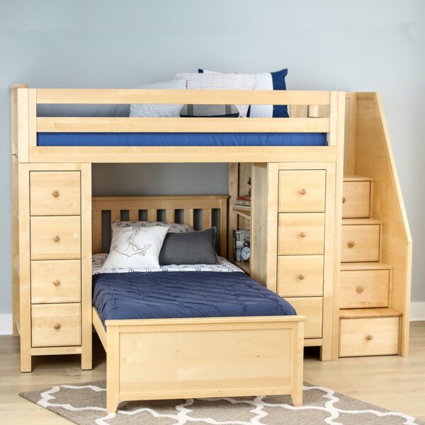 Jackpot Chester Loft/Bunk Bed in Natural - Image 3