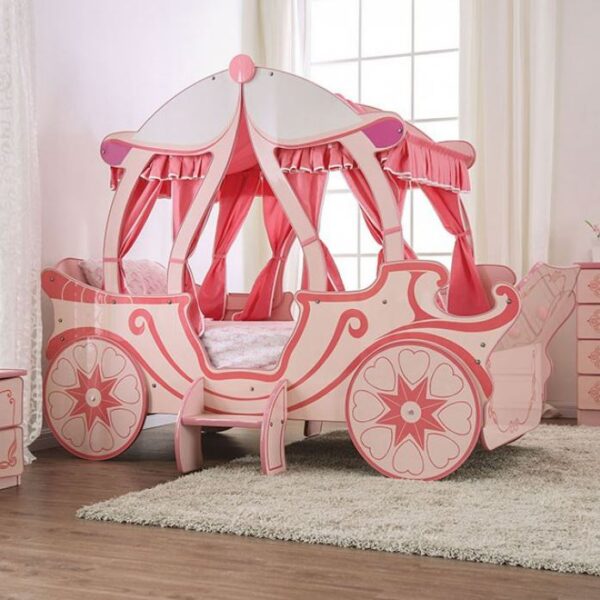 Carriage Twin Size Canopy Bed