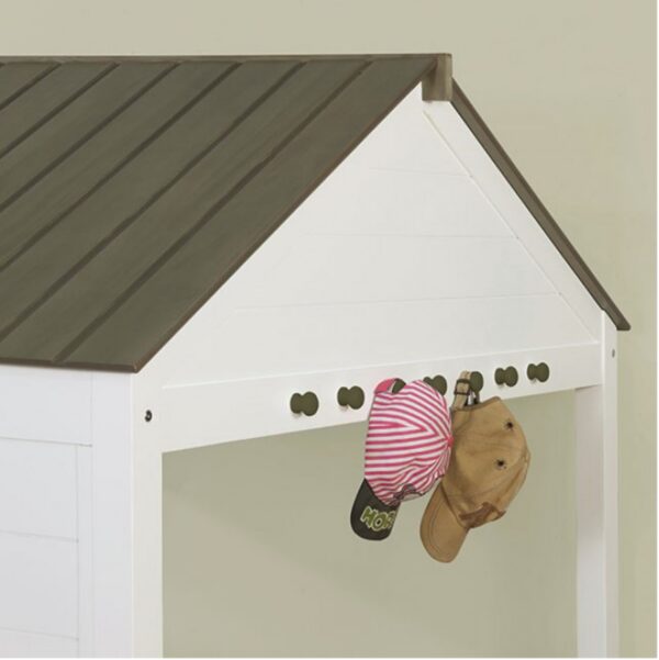 Colin Full Size House Bed in Grey and White - Image 2