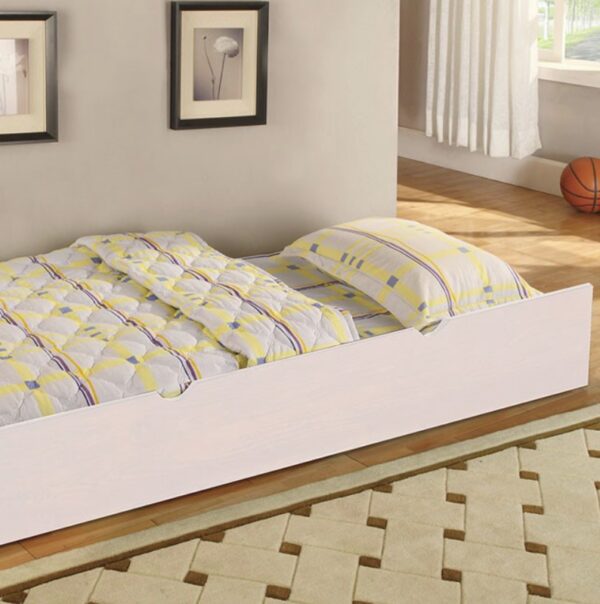 Contempo Beadboard Panel Platform Bed in White - Image 3