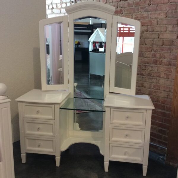 Gabby Collection Vanity Dresser with Mirror