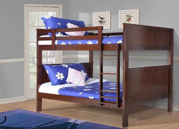 Lonni Full over Full Bunk Bed (White, Gray & Espresso) - Image 3