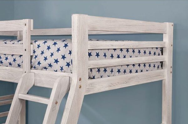 Moonlight Twin over Full Bunk Bed in Antique White - Image 2