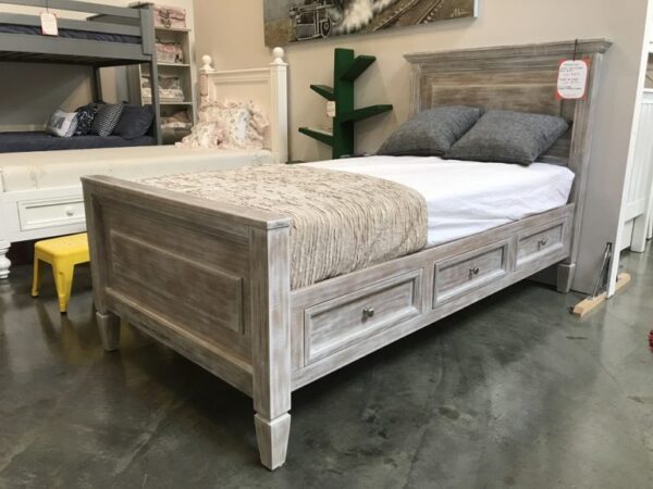 Porter Rustic Panel Bed w/Drawers