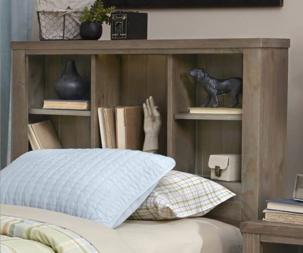Kenwood Bookcase Bed in Driftwood - Image 3