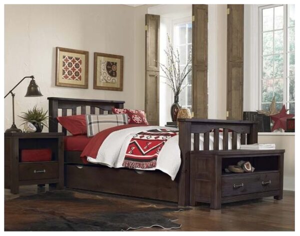 Kenwood Collection Slatted Bed in Espresso - Image 2