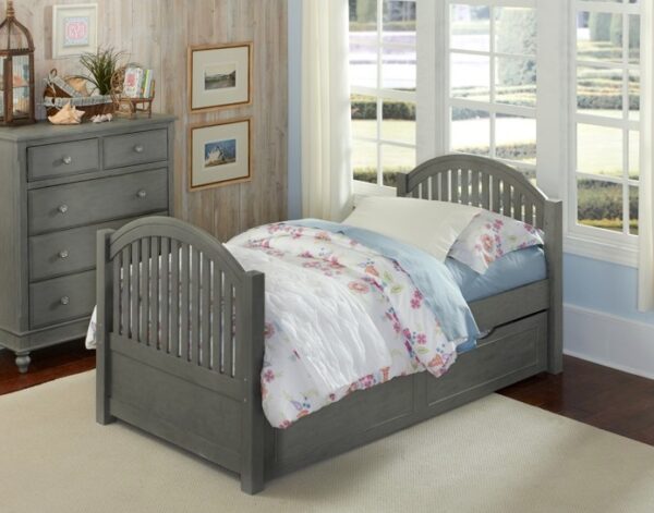 Beach House Collection Twin over Twin Bunk Bed in Stone - Image 3