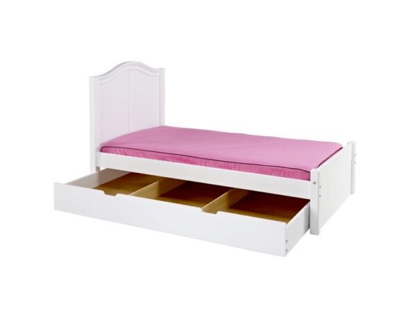 Maxtrix Curved Panel Bed (White, Natural and Chestnut) - Image 2