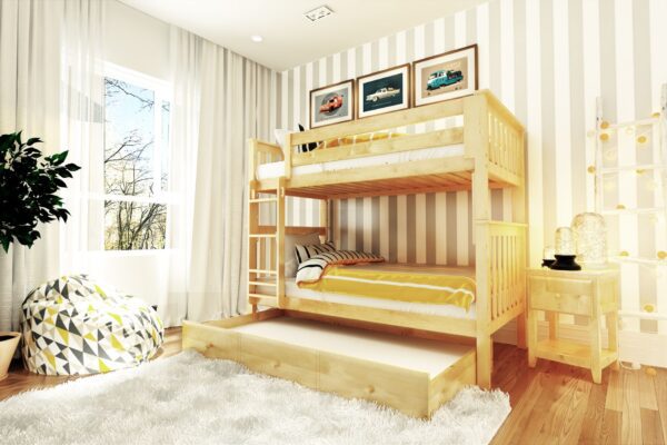 Jackpot Bristol Twin/Twin Bunk Bed in Natural - Image 3