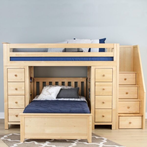 Jackpot Chester Loft/Bunk Bed in Natural