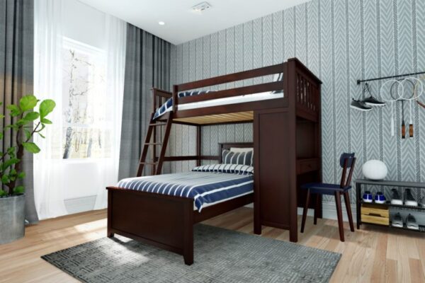 Jackpot Canterbury Bunk Bed in Espresso