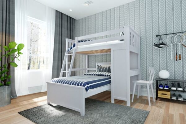 Jackpot Canterbury Bunk Bed in White