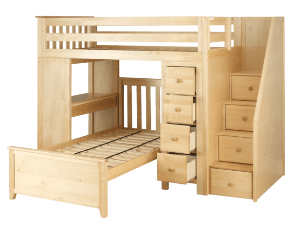 Jackpot Chester Loft/Bunk Bed in Natural - Image 2