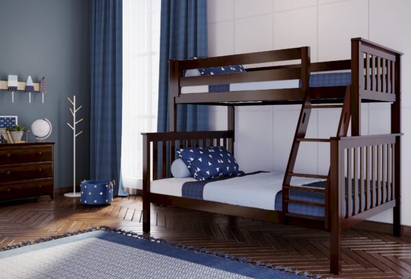 Jackpot Kent Twin/Full Bunk Bed in Espresso - Image 2