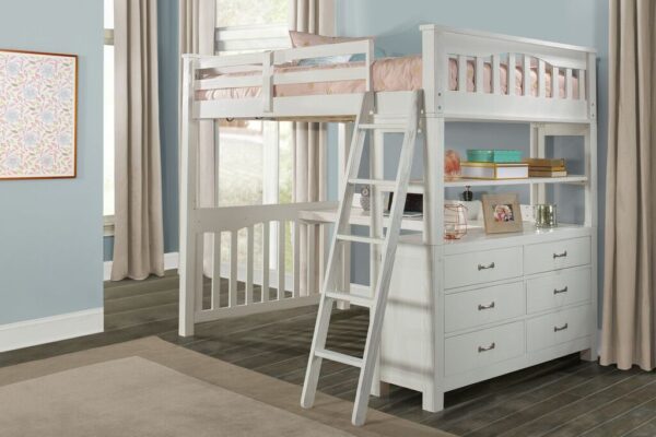Kenwood Full Size Loft in Distressed White - Image 2