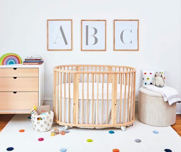 Stokke Sleepi Crib/Bed (White, Natural, Hazy Grey, Mint Green)