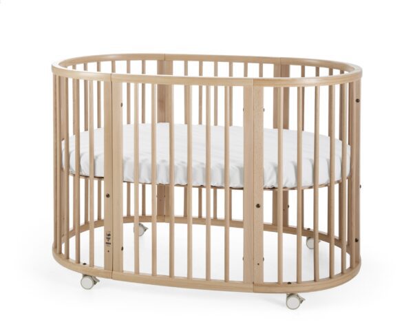 Stokke Sleepi Crib/Bed (White, Natural, Hazy Grey, Mint Green) - Image 2