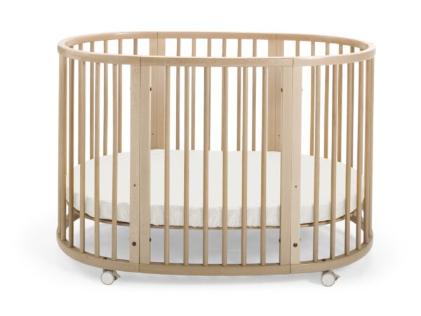 Stokke Sleepi Crib/Bed (White, Natural, Hazy Grey, Mint Green) - Image 3