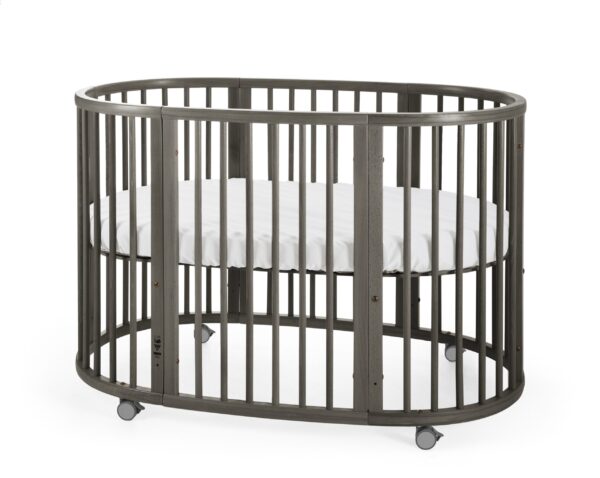 Stokke Sleepi Crib/Bed (White, Natural, Hazy Grey, Mint Green) - Image 8