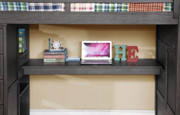 Multifunction Staircase Loft Bed (White, Espresso, Rustic Pecan, Graphite Grey & Weathered Grey) - Image 12