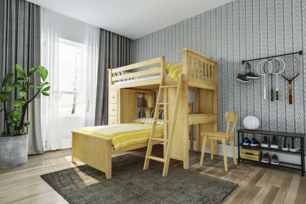 Jackpot Kensington Loft Bed in Espresso - Image 3