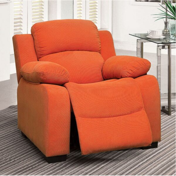 Allen Kids Recliner Chair in Orange