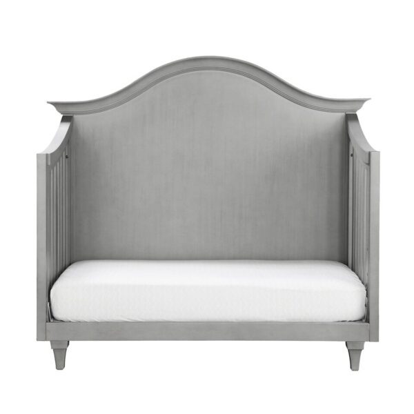 Avenue 4-in-1 Convertible Crib (Morning Mist, White and Almond) - Image 3