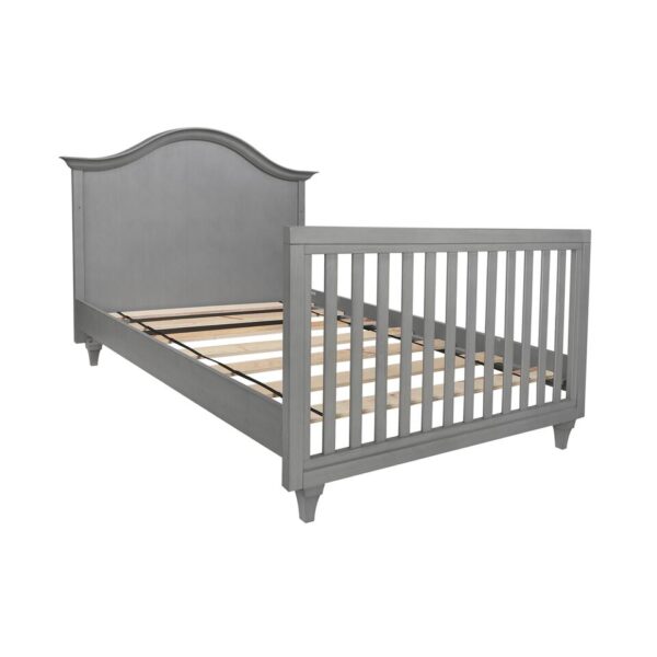 Avenue 4-in-1 Convertible Crib (Morning Mist, White and Almond) - Image 4