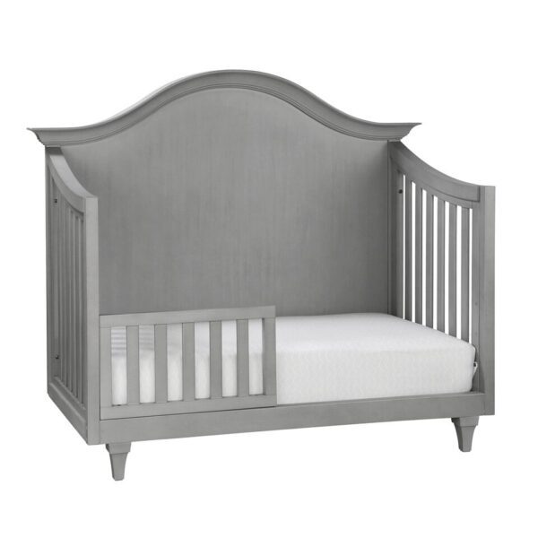 Avenue 4-in-1 Convertible Crib (Morning Mist, White and Almond) - Image 11