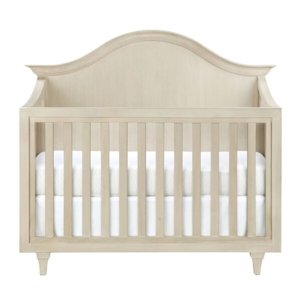 Avenue 4-in-1 Convertible Crib (Morning Mist, White and Almond) - Image 5
