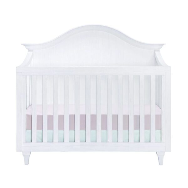 Avenue 4-in-1 Convertible Crib (Morning Mist, White and Almond) - Image 9