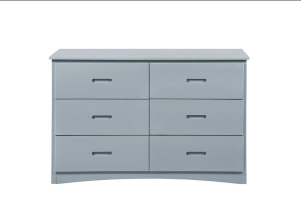 Belden Collection 6 Drawer Double Dresser (Grey, White, Natural, Dark Cherry)