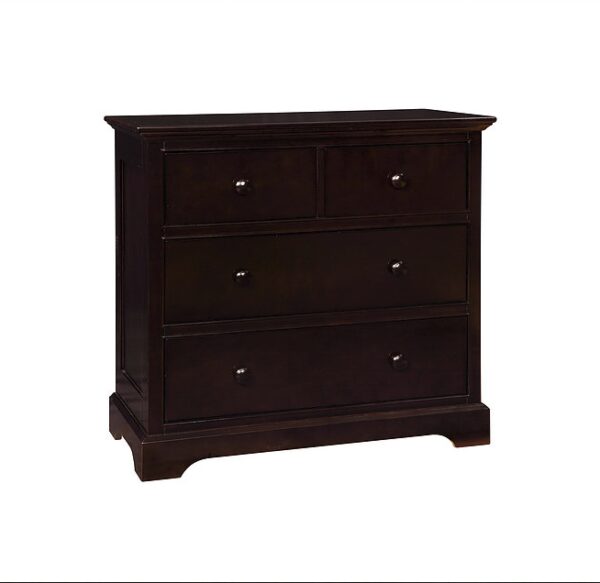 Charlie 4 Drawer Chest (White, Espresso, Rustic Pecan, Graphite Grey, Weathered Grey)
