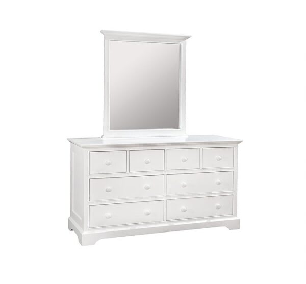 Charlie 8 Drawer Dresser (White, Espresso, Rustic Pecan, Graphite Grey, Weathered Grey) - Image 2