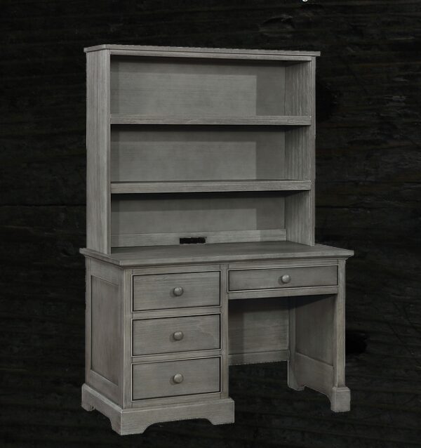Charlie Desk (White, Espresso, Rustic Pecan, Graphite Grey, Weathered Grey)