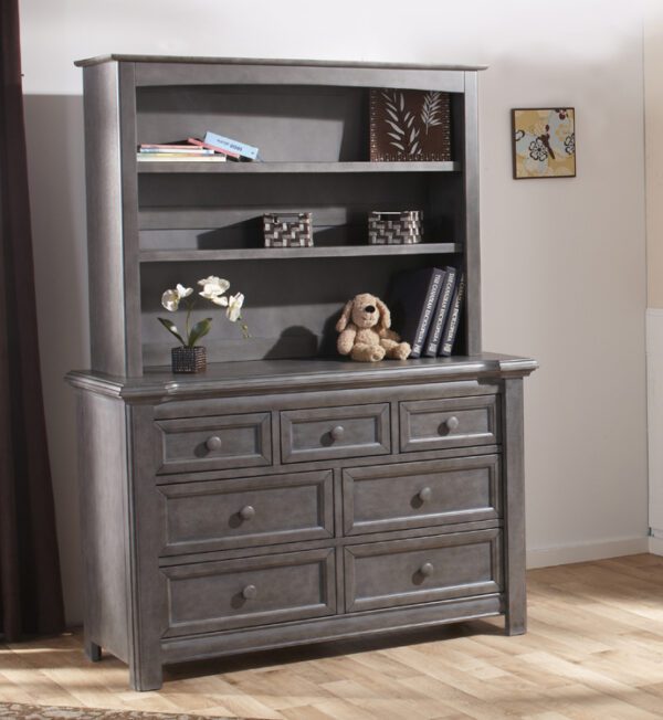 Crystal Double Dresser (Vintage White and Granite) - Image 3