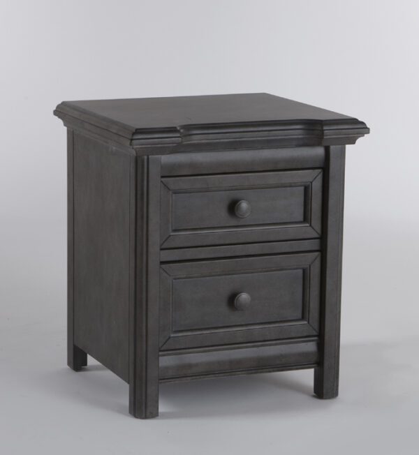 Crystal Nightstand (Vintage White and Granite) - Image 3