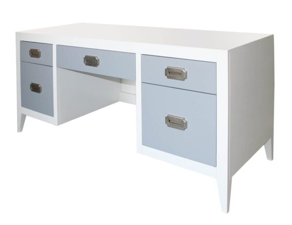 Newport Cottages Devon Double Pedestal Desk - Image 2