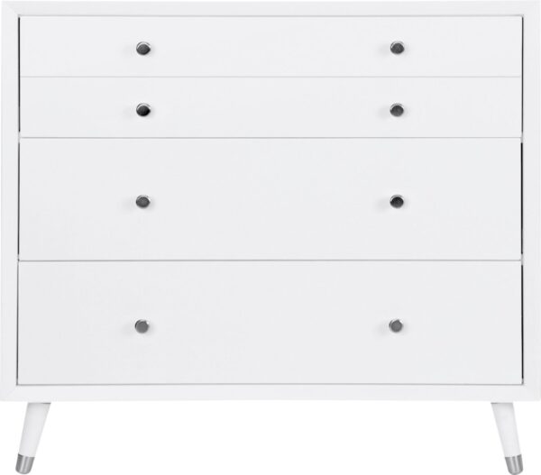 Devon 3 Drawer Dresser (White, Almond & Grey)
