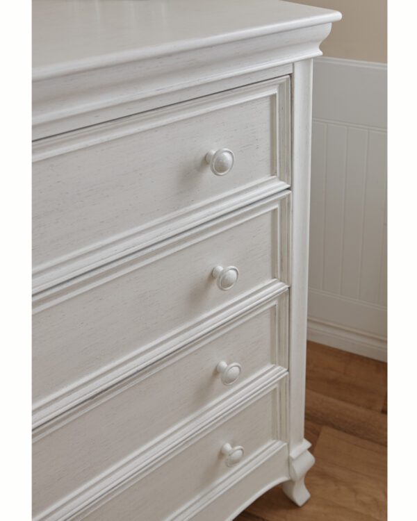 Diamond 4 Drawer Chest in Vintage White - Image 2