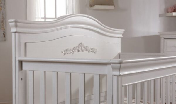 Diamond Decor Forever Convertible Crib in Vintage White - Image 2
