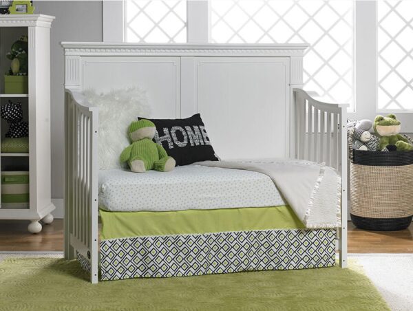 Dolce Babi Naples Full Panel Convertible Crib in Snow White - Image 2