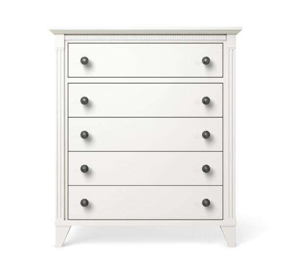 SILVA Edison Tall Chest (Flint, White, Cappuccino) - Image 2
