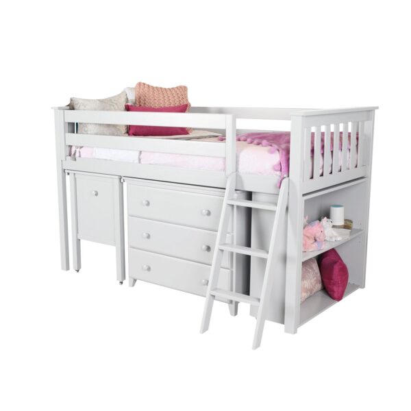 Jackpot Windsor All-In-One Loft Bed in Grey - Image 4