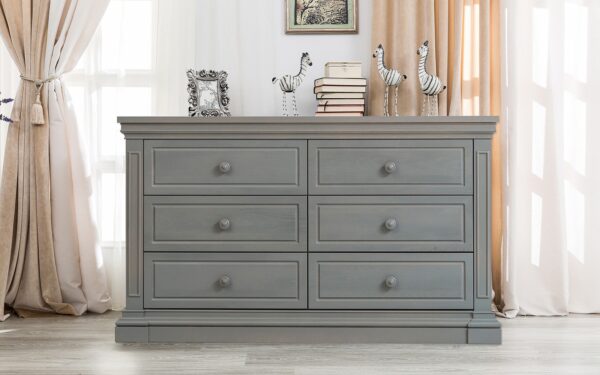 SILVA Jackson Double Dresser (Storm, White, Flint) - Image 2