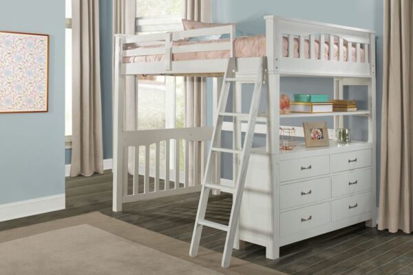 Kenwood Full Size Loft in Distressed White