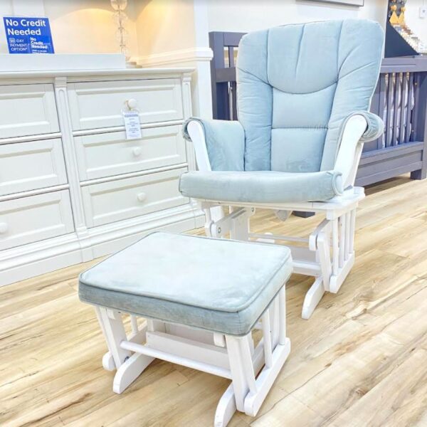 Luna Classic Glider Rocker with Ottoman